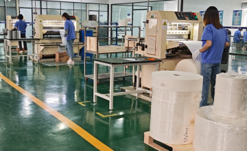 Automated industrial filter cartridge production line at Henan Clean Filtration Equipment factory with quality control systems